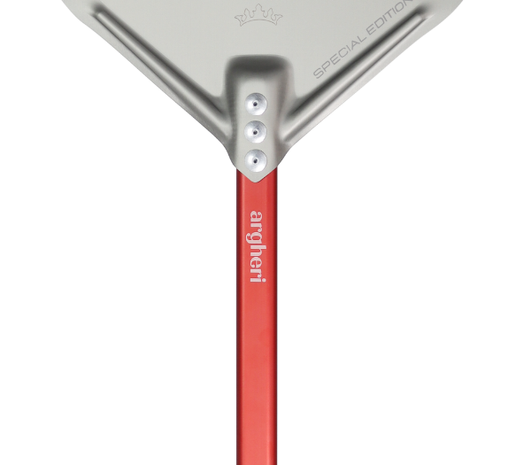 argheri pizza peel rivet connection on hard anodised head